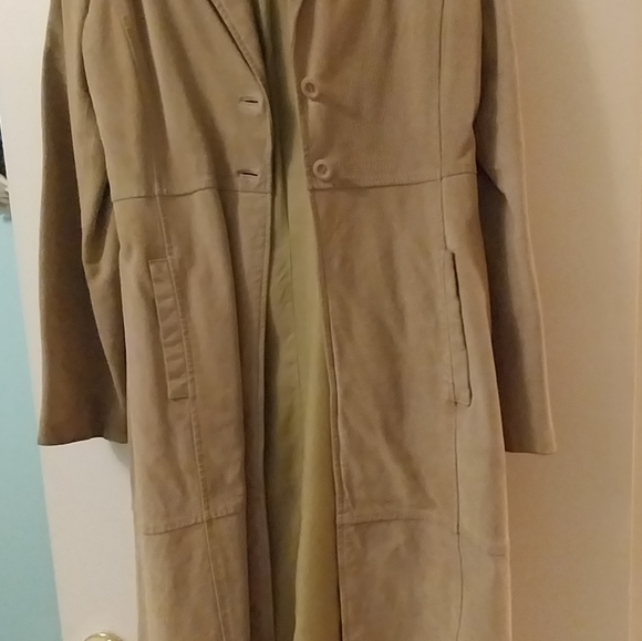Buckskin Leather Yellowstone Vibes Suede Trench - Picture 11 of 16
